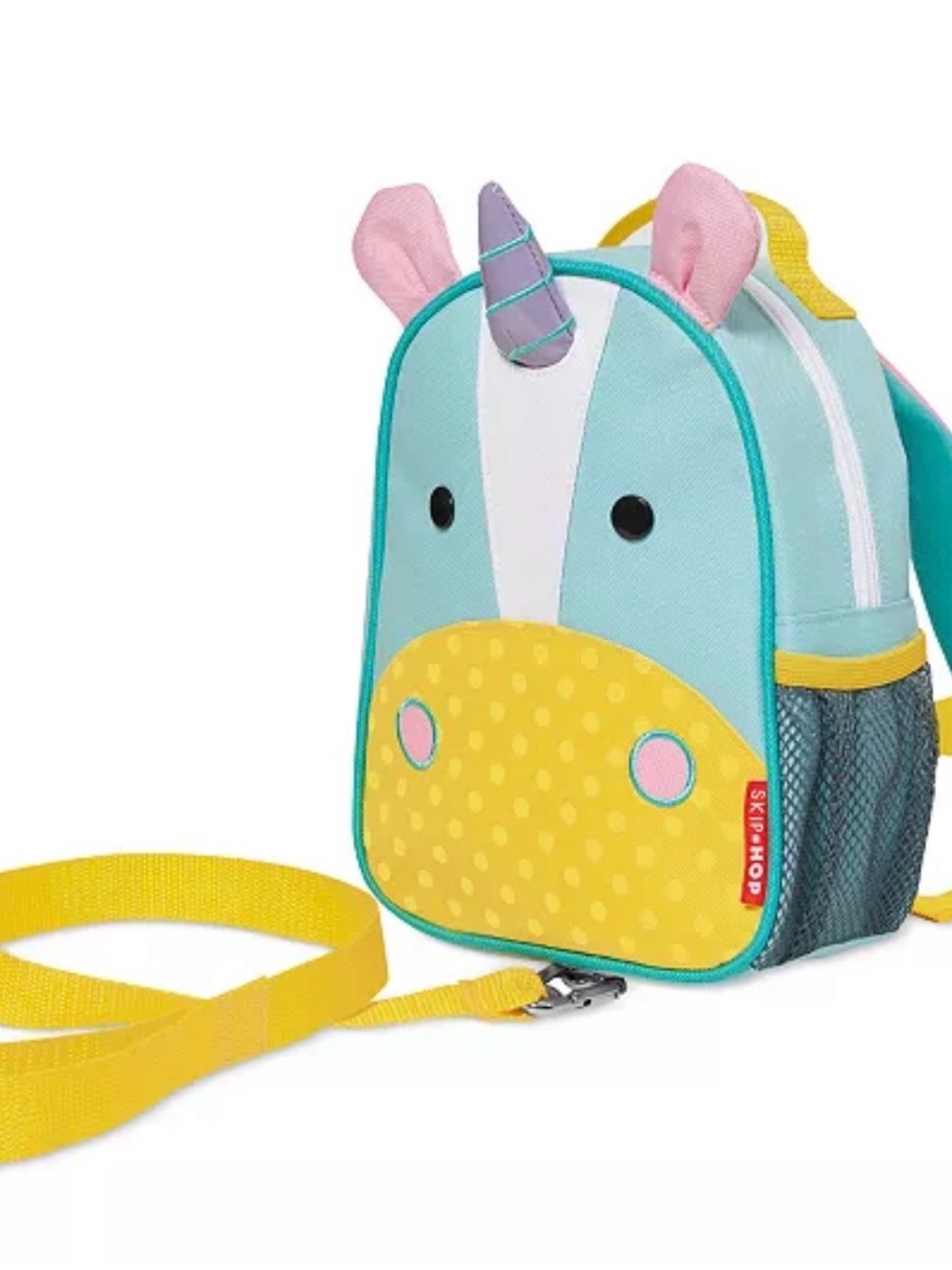 Skip Hop Unicorn Toddler Harness Backpack in Aqua, Yellow, Pink, Purple